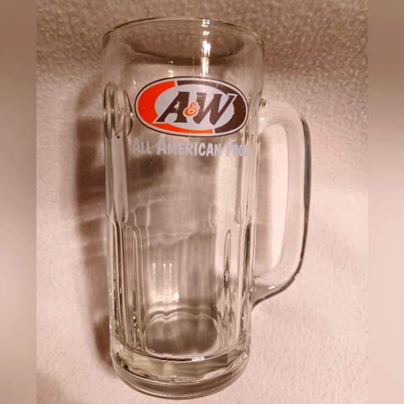 A&W 18oz Glass Mug - Picture 1 of 8